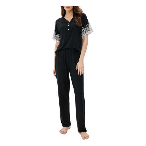 Пижама женская Luisa Moretti 6021 черная M в Black Star Wear