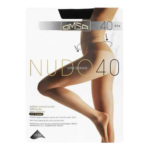 Колготки Omsa NUDO 40 VITA BASSA / Nero (Черный) / 2 (S) в Black Star Wear