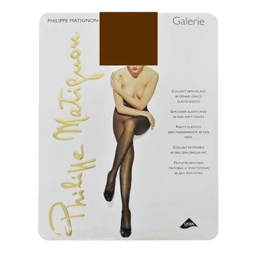 Колготки Philippe Matignon GALERIE 40 / Cappuccio (Шоколад) / 3 (M) в Black Star Wear