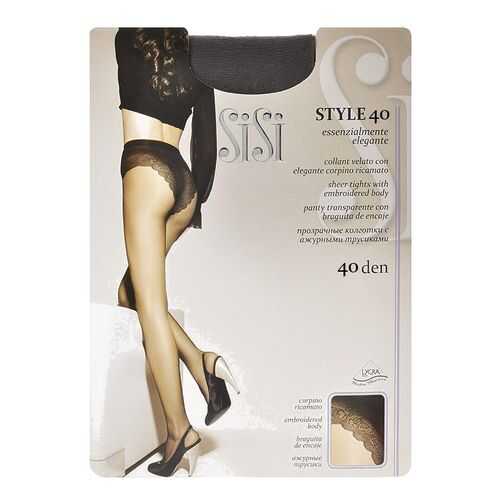 Колготки SiSi STYLE 40 / Grafite (Мокрый асфальт) / 5 (XL) в Black Star Wear