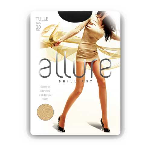 Колготки женские ALLURE ALL TULLE 20 черные 3 в Black Star Wear