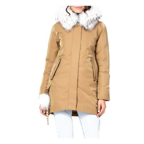 Куртка женская WINTERRA 18-659 коричневая 48 RU в Black Star Wear