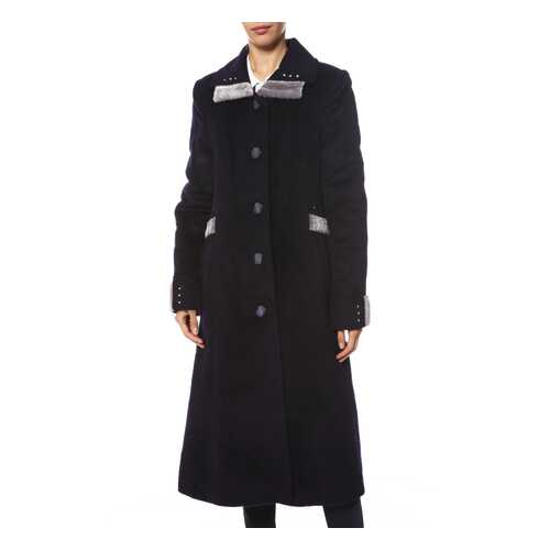 Пальто женское Ксения К-197/3 синее 48 RU в Black Star Wear