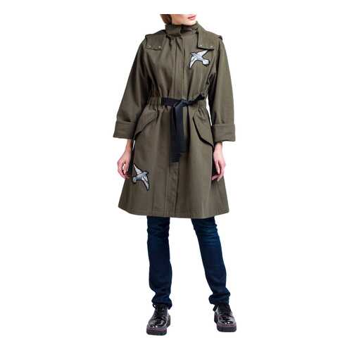 Плащ женский ODRI MIO 20410802 зеленый 46 IT в Black Star Wear