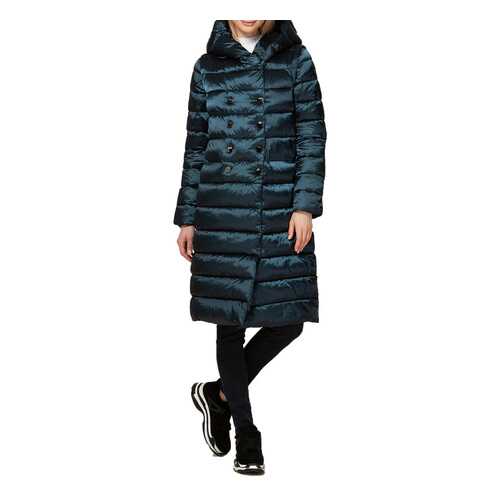 Пуховик-пальто женский Conso WEL 190507 - TEAL зеленый 44 RU в Black Star Wear