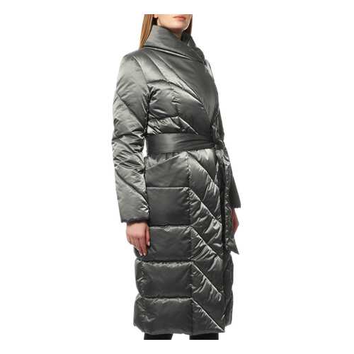Пуховик-пальто женский De Marse К-1026 серый 52 RU в Black Star Wear