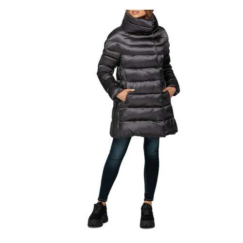 Пуховик женский Volcante VM 190106 - WET STONE серый 46 RU в Black Star Wear