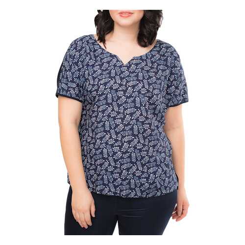 Блуза женская MONTEBELLUNA WLR904218 синяя 48 RU в Black Star Wear