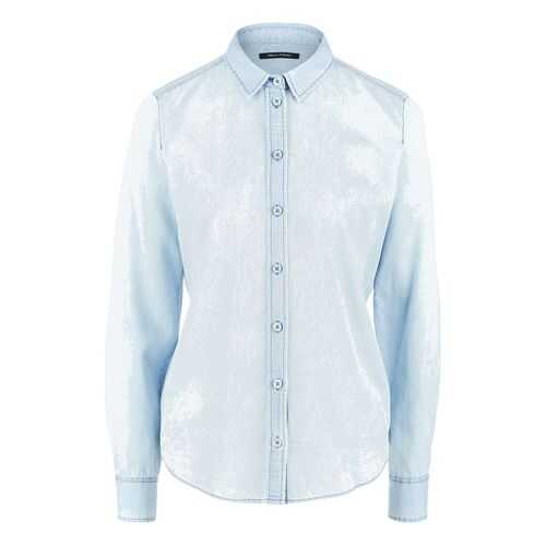 Рубашка женская Marc O’Polo 088742009/865 синяя 34 EU в Black Star Wear