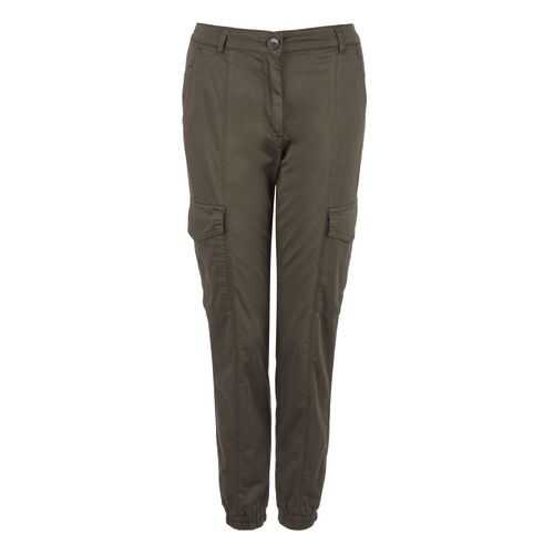 Брюки женские MORE & MORE 01014004 0681 зеленые 32 DE в Black Star Wear