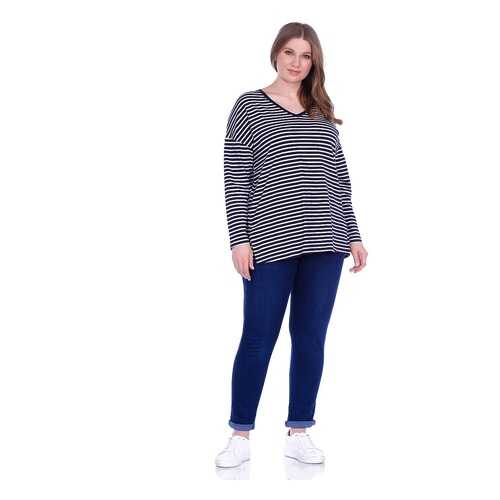 Джемпер женский Modis M201W00845 синий 5XL в Black Star Wear