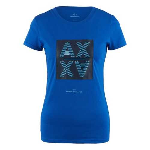 Футболка женская Armani Exchange 3HYTAQ YJ73Z синяя S в Black Star Wear