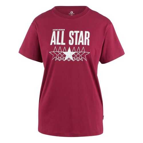 Футболка женская Converse 1001842 фиолетовая XS в Black Star Wear