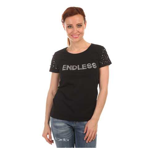 Футболка женская GAUDI SQ57180 черная L в Black Star Wear