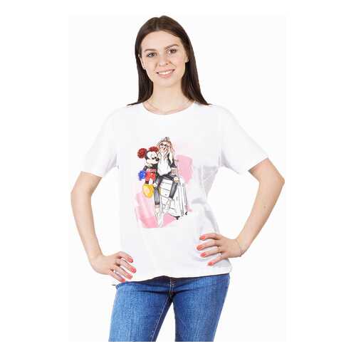 Футболка женская LSK GD61000006 белая S в Black Star Wear