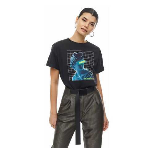 Футболка женская URBAN TIGER 12.025104 черная XXS в Black Star Wear