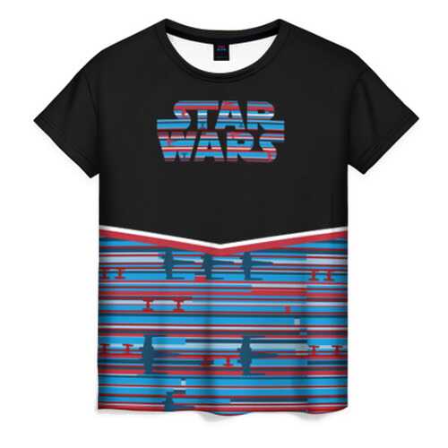 Футболка женская ВсеМайки 1689627 разноцветная XS в Black Star Wear
