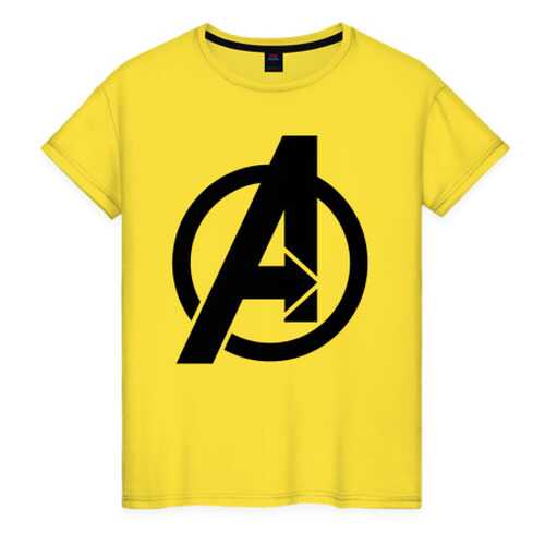 Футболка женская ВсеМайки 1768769 желтая XL в Black Star Wear