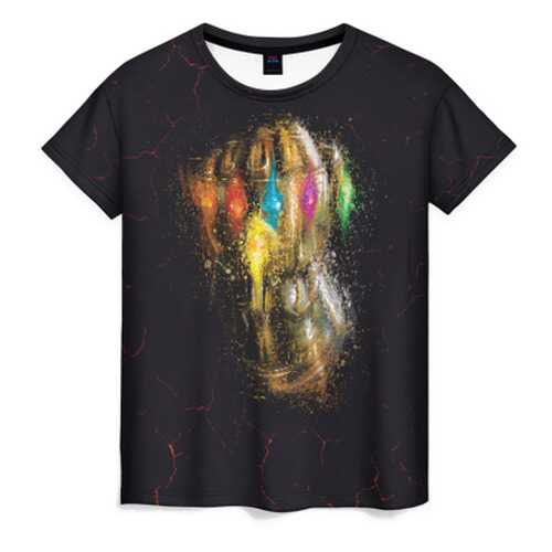 Футболка женская ВсеМайки 1825907 разноцветная XS в Black Star Wear