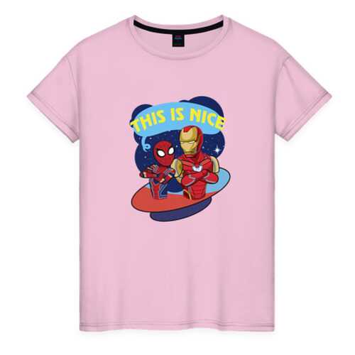 Футболка женская ВсеМайки 1844175 розовая XXS в Black Star Wear