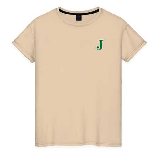 Футболка женская ВсеМайки 1945425 бежевая S в Black Star Wear