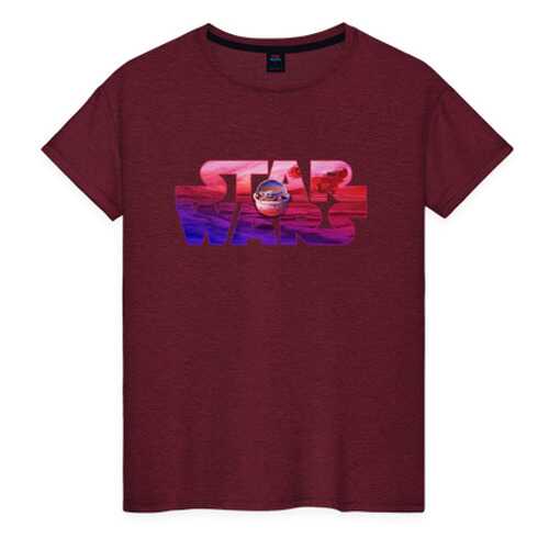 Футболка женская ВсеМайки 2147265 красная M в Black Star Wear