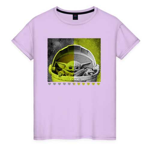 Футболка женская ВсеМайки 2147267 голубая XXL в Black Star Wear