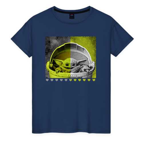 Футболка женская ВсеМайки 2147267 синяя XXXL в Black Star Wear