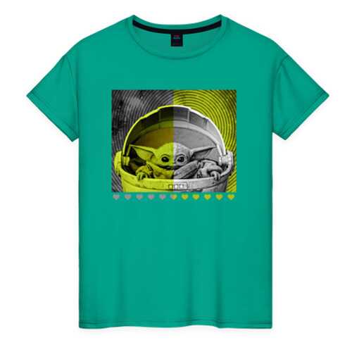 Футболка женская ВсеМайки 2147267 зеленая XXS в Black Star Wear