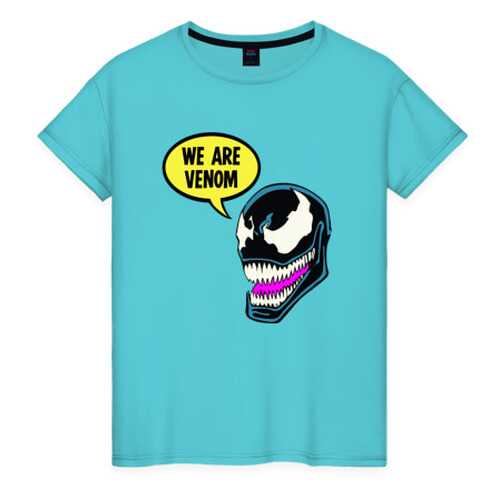 Футболка женская ВсеМайки 2155003 бирюзовая XS в Black Star Wear