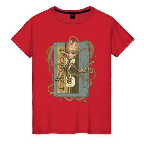 Футболка женская ВсеМайки 2166493 красная XL в Black Star Wear