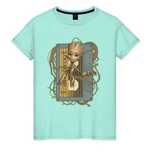 Футболка женская ВсеМайки 2166493 зеленая XXS в Black Star Wear