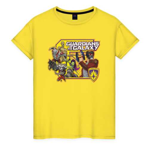 Футболка женская ВсеМайки 2166523 желтая XXS в Black Star Wear