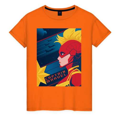 Футболка женская ВсеМайки 2177989 оранжевая L в Black Star Wear