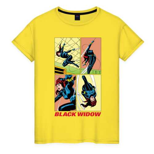 Футболка женская ВсеМайки 2210637 желтая L в Black Star Wear