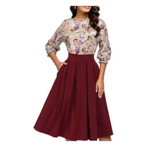 Платье женское D&M by 1001DRESS DM00234PB красное XL в Black Star Wear