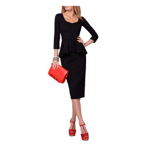 Платье женское FRANCESCA LUCINI F0722-1 черное 46 RU в Black Star Wear