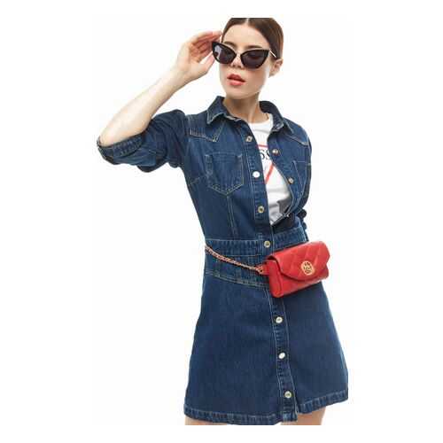 Платье женское Guess W0YK13-D3Y07 синее M в Black Star Wear