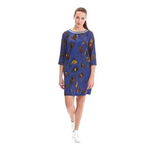 Платье женское LORIATA DK012 принт/синее 46 в Black Star Wear