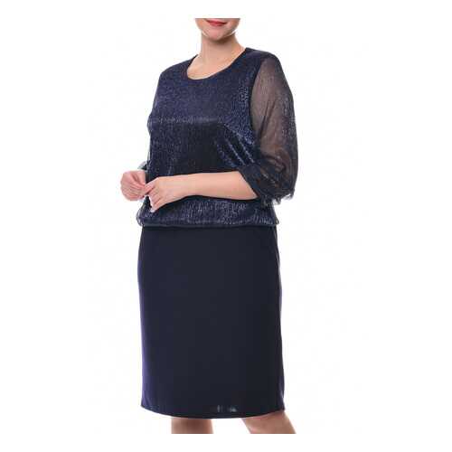 Платье женское N.A.Z. 61639 синее 54 RU в Black Star Wear